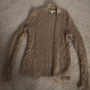 Banana Republic Gold shimmer cardigan